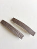Leather Wrap French Barrette