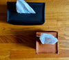 Vegan Leather Tissue Box Cover