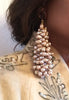 Champagne Freshwater Pearl and Smokey Quartz Duster Earring