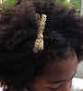 Metallic Butterfly Hair Bow