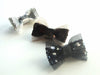 Sequin & Leather Luxe Bow