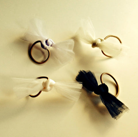 Tulle Knot Ponytail Holder